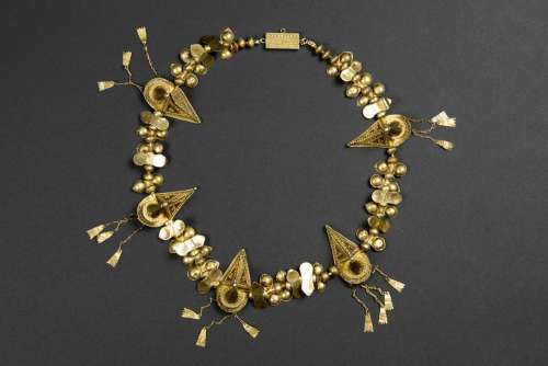 `antique` Indonesian Sumatra necklace from the Bat…