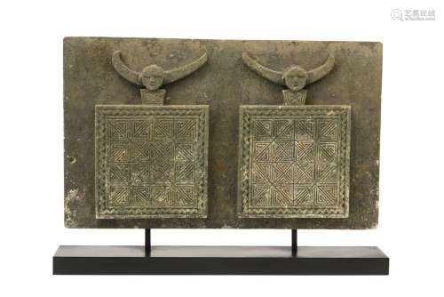 Batik bas relief with double depiction…