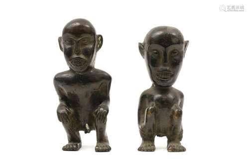 pair of small Balinese ancestral figures…