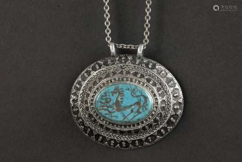 ethnic, maybe Iraqi, jewel in silver…