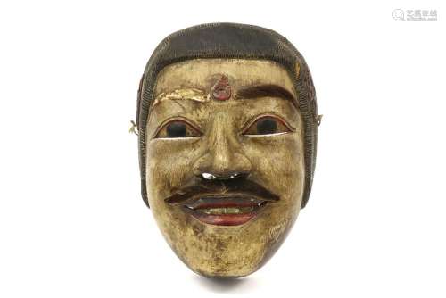 Balinese dance mask in wood with well preserved po…