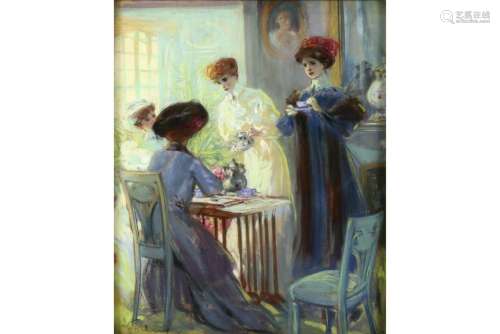 Artist or Maker FORTUNEY LOUIS (1875 - 1951) French pastel w...