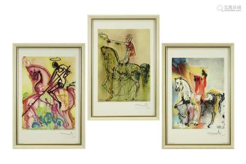 Artist or Maker DALI SALVADOR (1904 - 1989) series of three ...