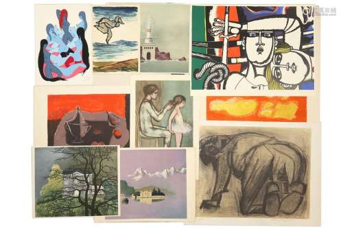 portfolio with prints of 20th Cent. artists …