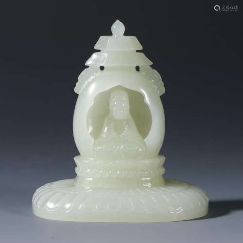 The Jade Buddha of Hotan from the Qing Dynasty