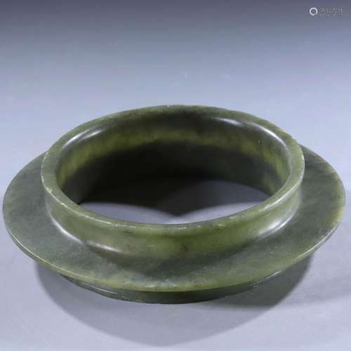 Blue jade ring from the Qing Dynasty