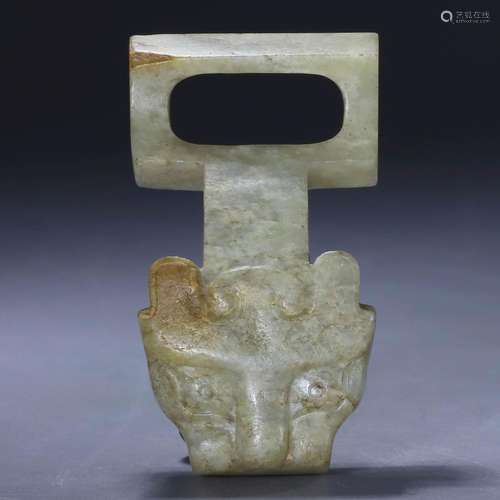 Jade belt hook from the Han  dynasty