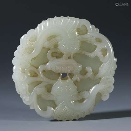 Hetian Jade pendant Surplus every year from  the Qing dynast...