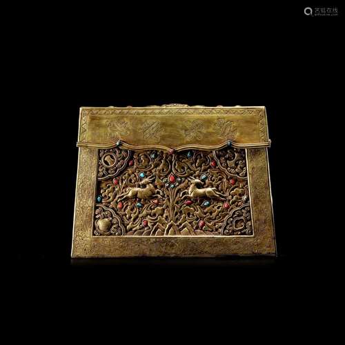 Gilded bronze chests The nobility of Tibet