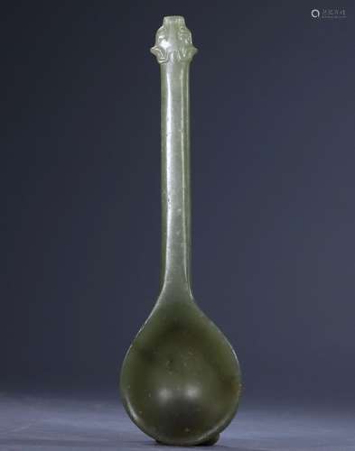 Jade spoon from the Qing Dynasty