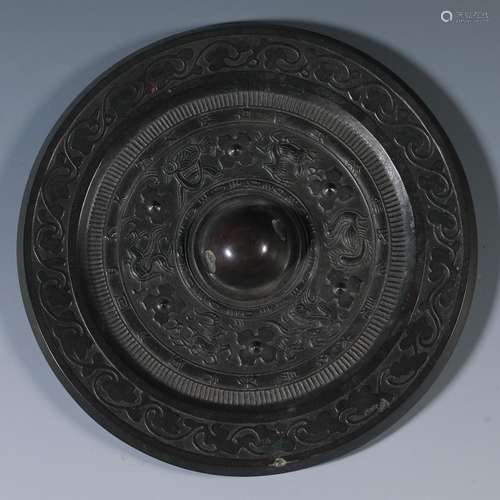 Bronze mirror  from  the Qing Dynasty