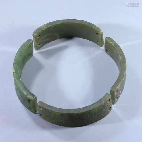 Jade covered wrist from the Qing dynasty