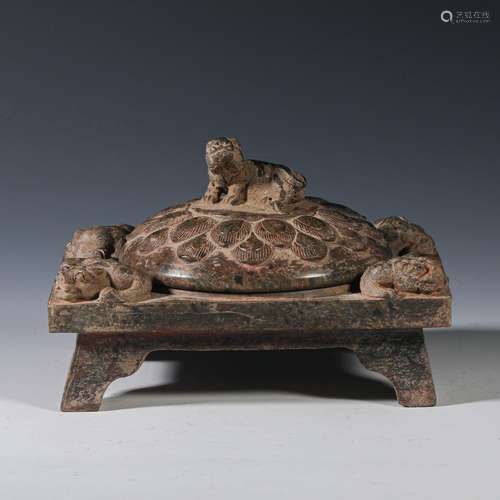 Copper incense burner  from the Qing Dynasty