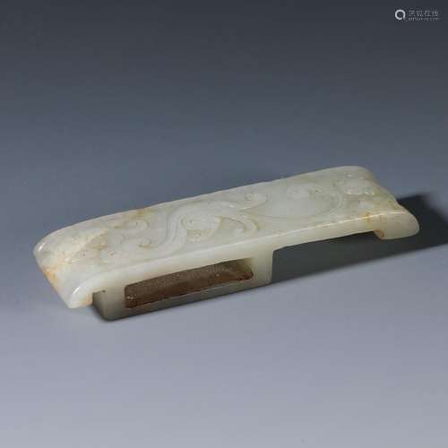 Hetian jade sword decoration from from the warring states pe...