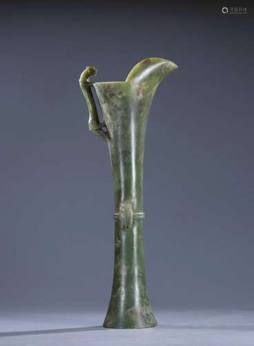 The tiger handle Flower vase from from the warring states pe...