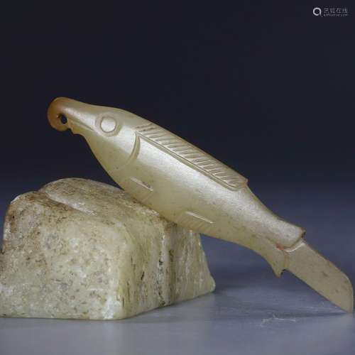 Jade fish from Qing Dynasty