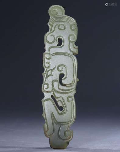 Immortal jade pendant from Qing Dynasty