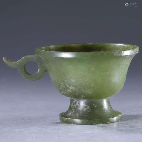 Jade cup from the Qing Dynasty