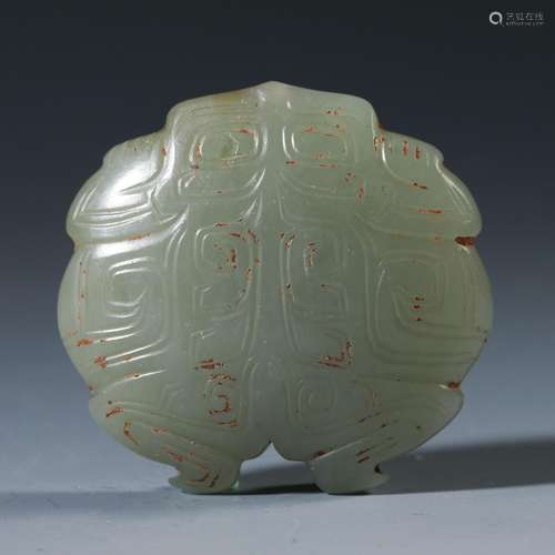 Hetian jade auspicious beast  from the Qing Dynasty