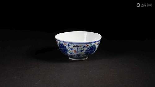 A DOUCAI BOWL.MARK OF GUANGXU