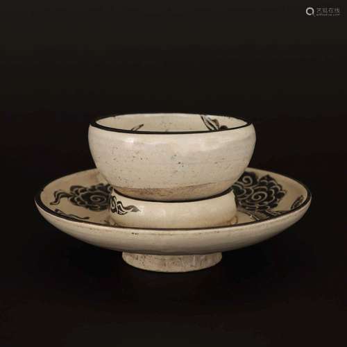 A CIZHOU-GLAZED BOWL.SONG DYNASTY