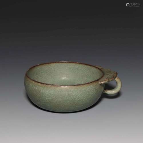 A LONGQUAN-CELADON-GLAZED WASHER.SONG DYNASTY