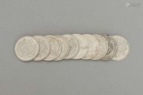 TEN SIVER COINS