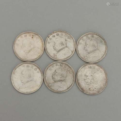 SIX SIVER COINS