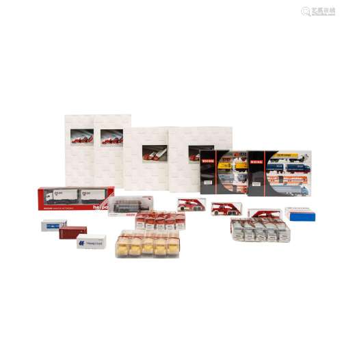 a.o. I.M.U./WIKING 30-pcs. vehicle packs and accessories in ...