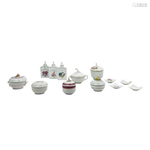 LUDWIGSBURG 13-piece set, 'house painting', 2nd choice, 20th...