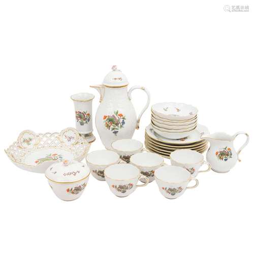 MEISSEN coffee service for 6 persons, 20th c.