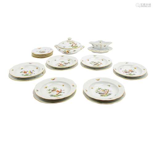 HEREND 20-piece dinner service 'Rothschild', 20th c.