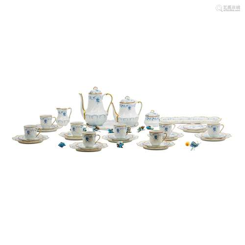 ROYAL LIMOGES 32-piece coffee service 'Fontainebleau', 20th ...