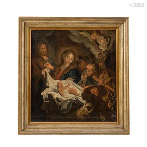 SOUTH GERMAN PAINTER OF THE 18th CENTURY "Birth of Chri...