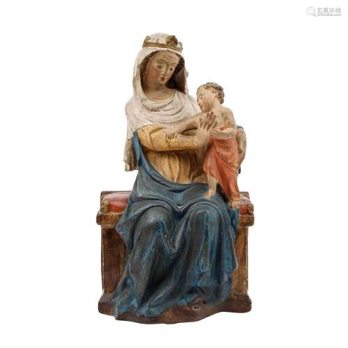 ENTHRONED MADONNA,