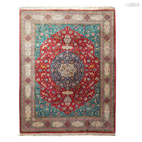 Oriental carpet. TEREBRIS/PERSIA, around 1950, 360x274 cm.