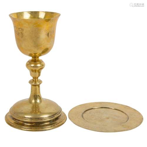 MEASURING CHALICE WITH PATEN, Vienna / Austria, after 1922, ...