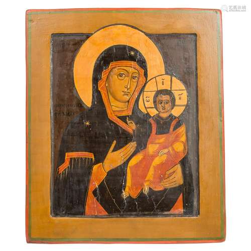 ICON "Mother of God of Kazan", Russia 18th/19th c....