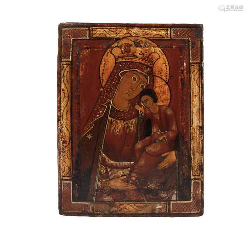 ICON "Mother of God of Kazan", Southeast Europe 18...