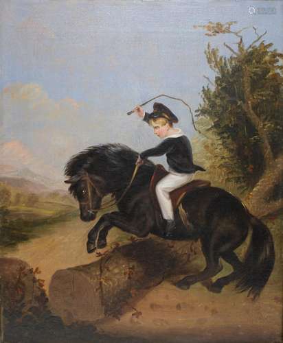 BRITISH SCHOOL PONY SCENE (19TH CENTURY).