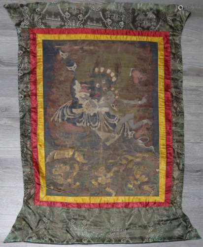 18th/19th Century Tibetan Thangka.
