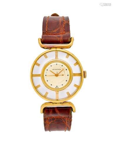 Juvenia, Timone Lady`s 18K gold wristwatch 1980s Dial and mo...