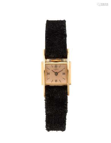 Tavannes Lady`s 18K gold wristwatch 1970s Dial and movement ...