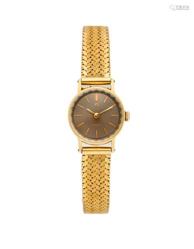 Omega, Century, Saphette Ref. BA 711.0057 Lady`s 18K gold wr...