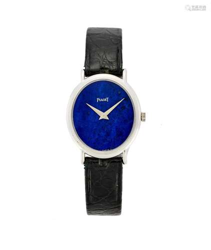 Piaget Ref. 9822 Lady`s white gold 18K wristwatch 1980s Dial...