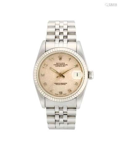 Rolex, Datejust Ref. 68274 Lady`s steel wristwatch Year 2000...