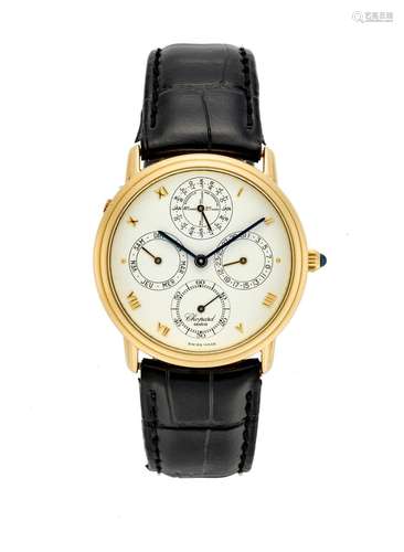 Chopard, Perpetual Calendar Ref. 1109 Gent`s 18K gold wristw...