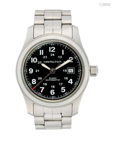 Hamilton, Khaki Automatic Ref. H705450 Gent`s steel wristwat...