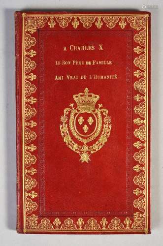 BIBLIOTHÈQUE DU ROI CHARLES X.<br />
Maison du bon père de f...