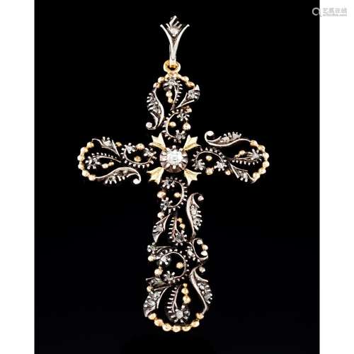 A pendant cross